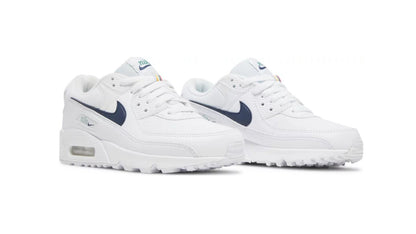 Air max 90 - Blanc Racer Bleu