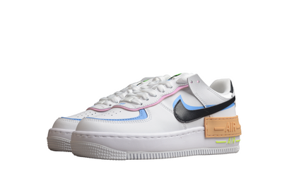 Nike Air Force 1 Shadow Blanc Noir Pastel W