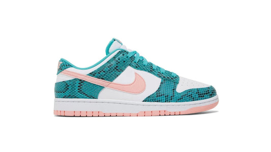 Nike Dunk Low - Washed Teal Snakeskin