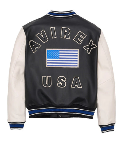 Avirex - jacket blue and white