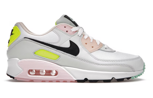 Nike Air Max 90 White Volt Green Glow (W)