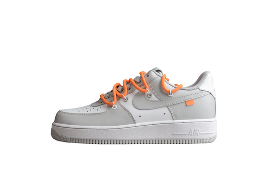 Nike Air Force 1'07 Blanc Gris Fils