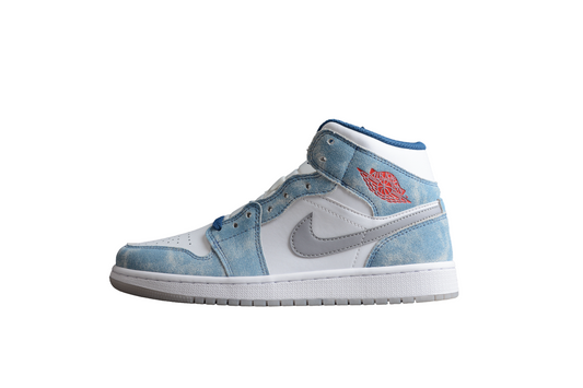 Nike Air Jordan 1 Bleu France Blanc Rouge Feu