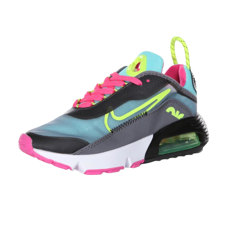 Nike Air Max 2090 Dark Grey Magenta Pink Green Lemon W